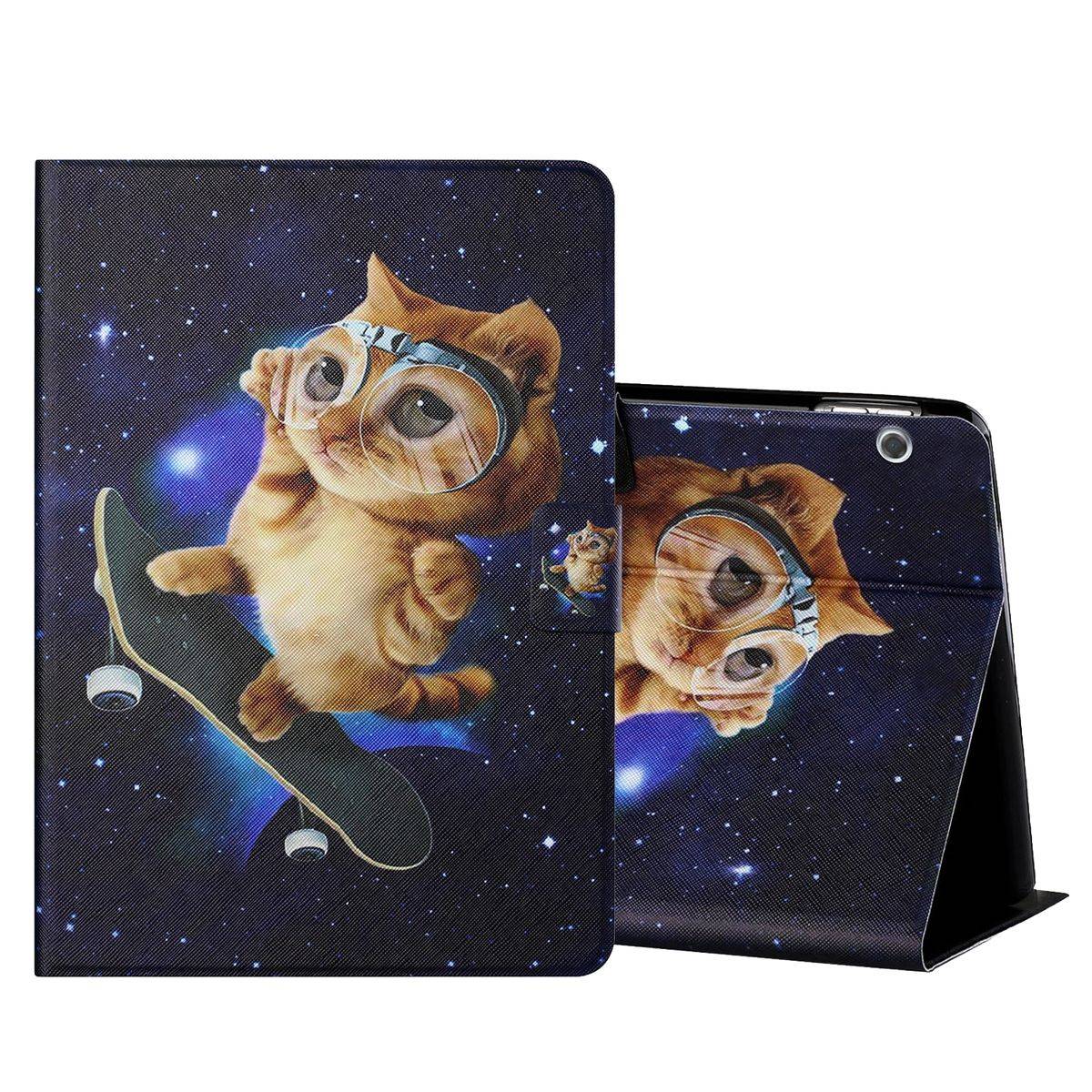 Für Tablet Motiv Muster Tasche Kunst-Leder Hülle Etuis Cover Schutz Case Zubehör