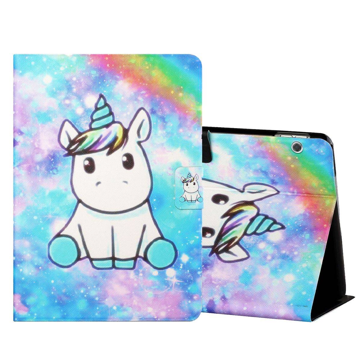Für Tablet Motiv Muster Tasche Kunst-Leder Hülle Etuis Cover Schutz Case Zubehör