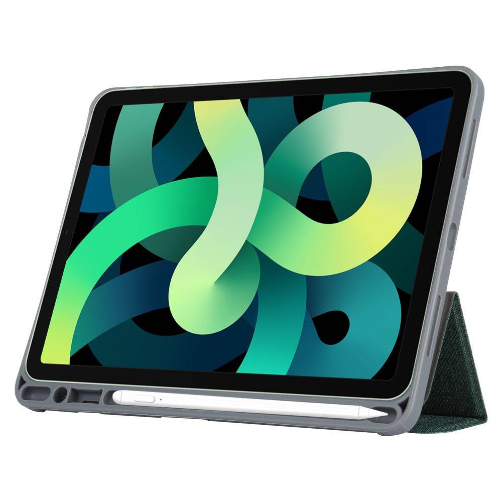 Für Apple iPad Air 10.9 2020 Original Mutural 3 folt Wake UP Smart Cover Tablet Tasche Grün Etuis