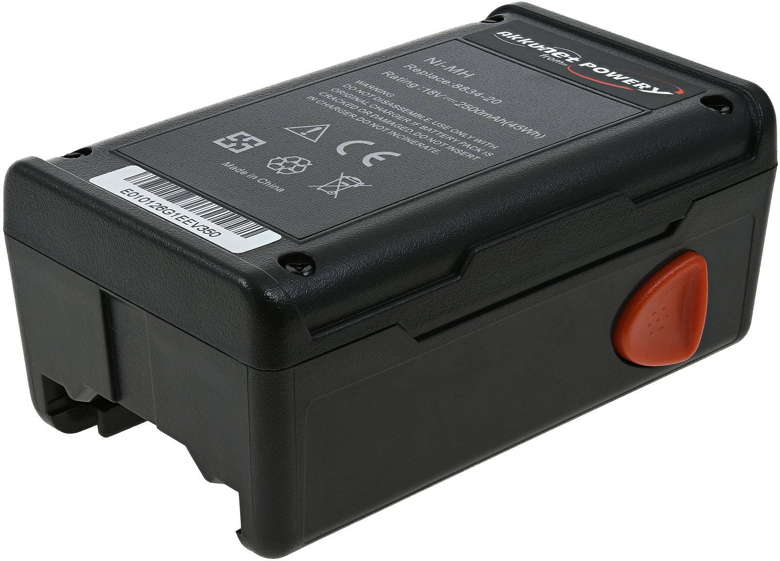 Powery Powerakku passend für Elektro-Trimmer Gardena SmallCut 300, Typ 8834-20, 18V, NiMH