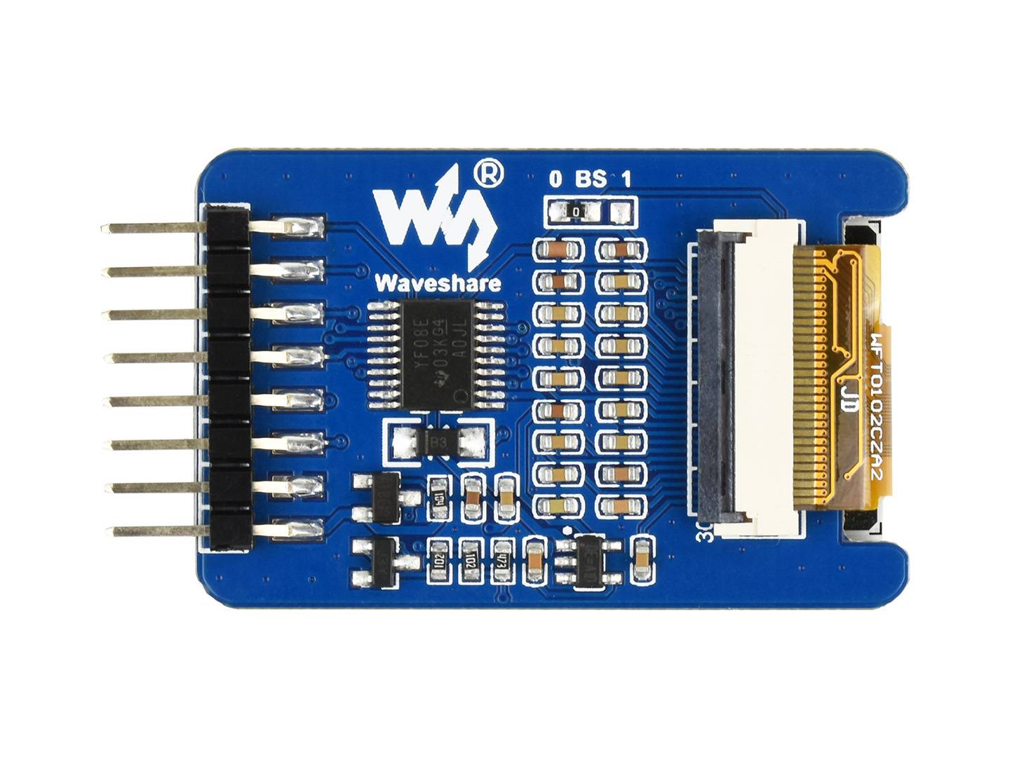 WaveShare 1.02inch E-Ink Display Module 128x80 Black/White for Arduino/Raspberry Pi