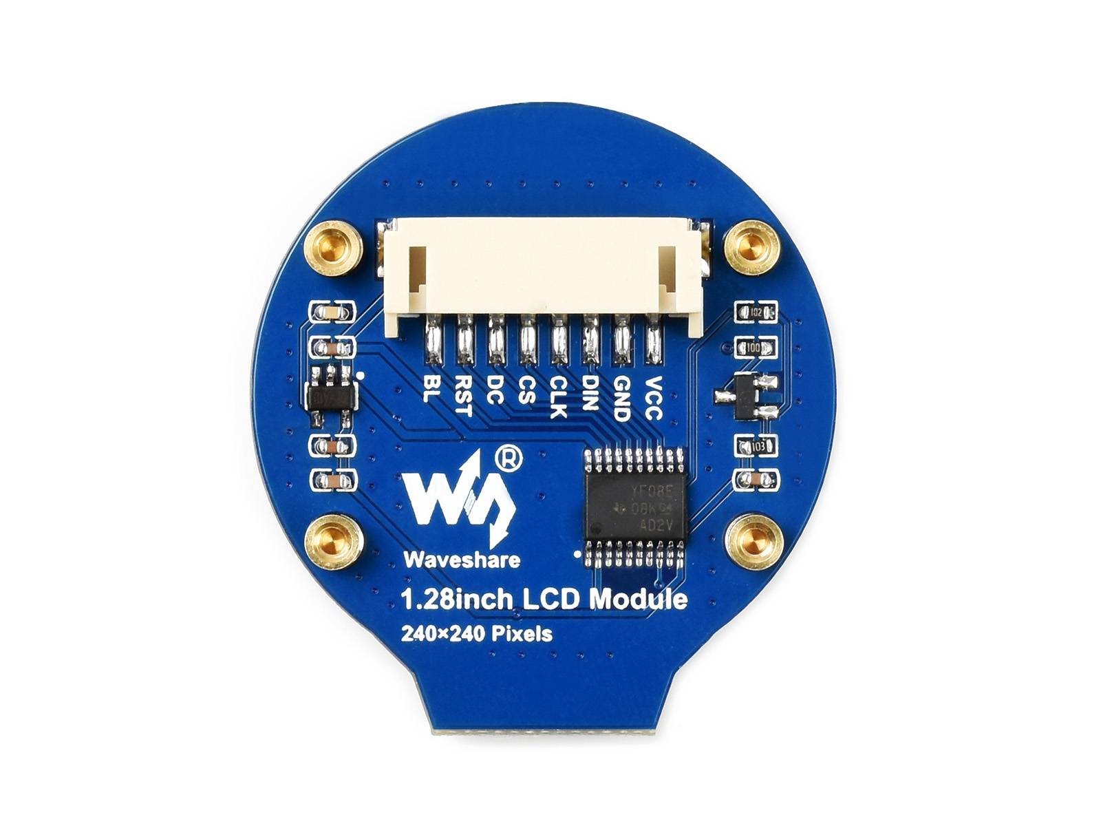 WaveShare 1.28inch Round LCD Display Module 240x240, 65K RGB for Arduino/Raspberry Pi