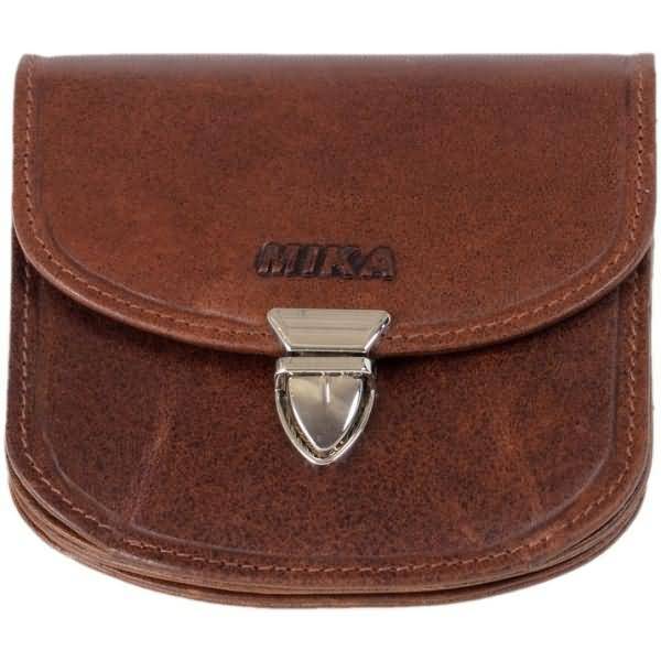 Geldbörse RFID 10x10x2cm Leder braun