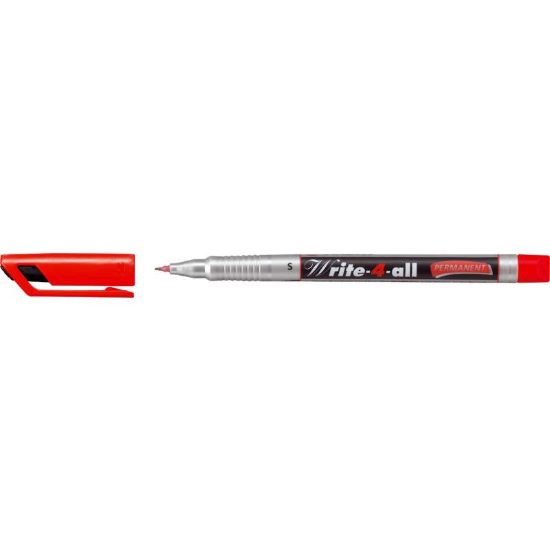 STABILO Permanent-Marker Write-4-all, S, rot