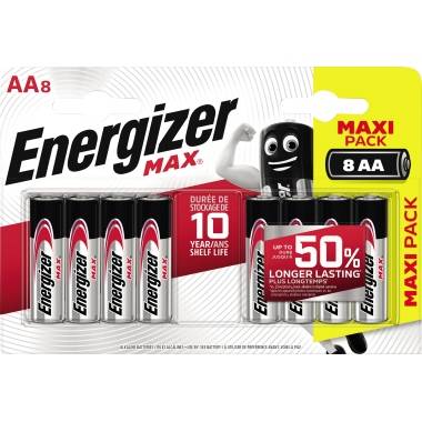 Energizer Batterie Max Alkaline AA/Mignon/LR6 8 St./Pack.