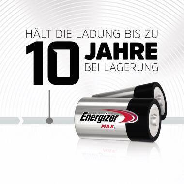 Energizer Batterie Max Alkaline E302306700 C/Baby/LR14 2 St./Pack.