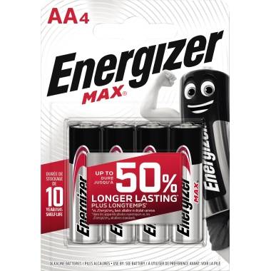 Energizer Batterie Max Alkaline AA/Mignon/LR6 4 St./Pack.