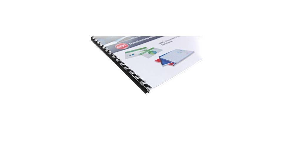 GBC ® Plastikbinderücken CombBind® 8mm DIN A4 rot 100 St./Pack.