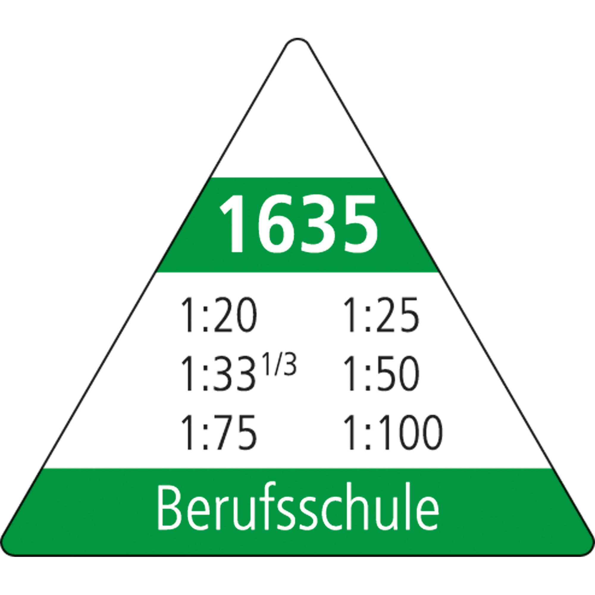 M+R Dreikantmaßstab Berufsschule 16350010 30cm