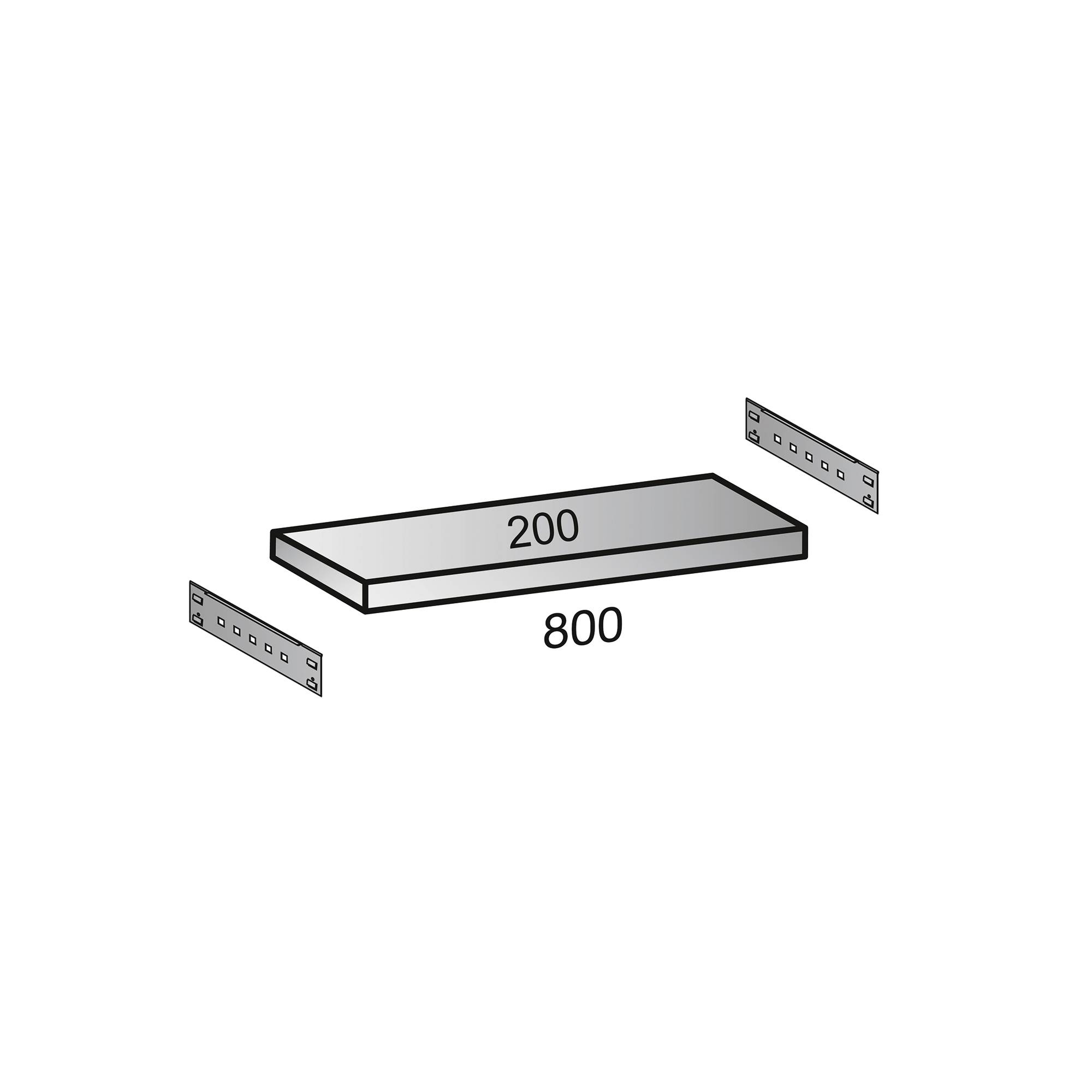 SCHOLZ Fachboden 028083 800x200mm vz