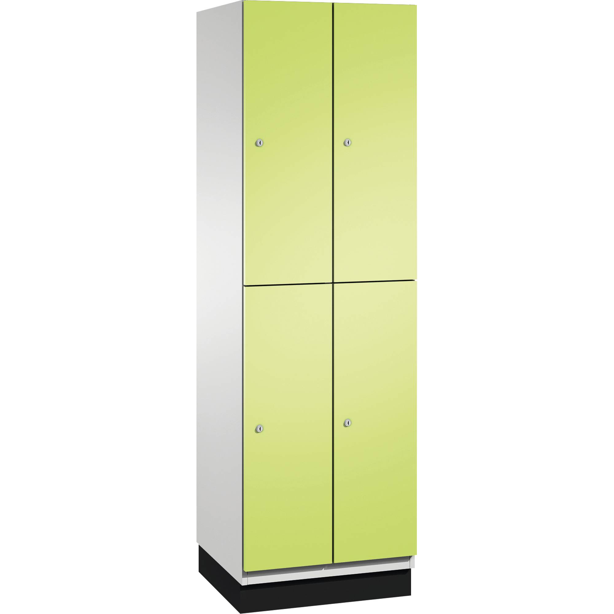 C+P Doppelstockspind 4510120S10022 Sockel 4Fächer B600mm lgr/cgn