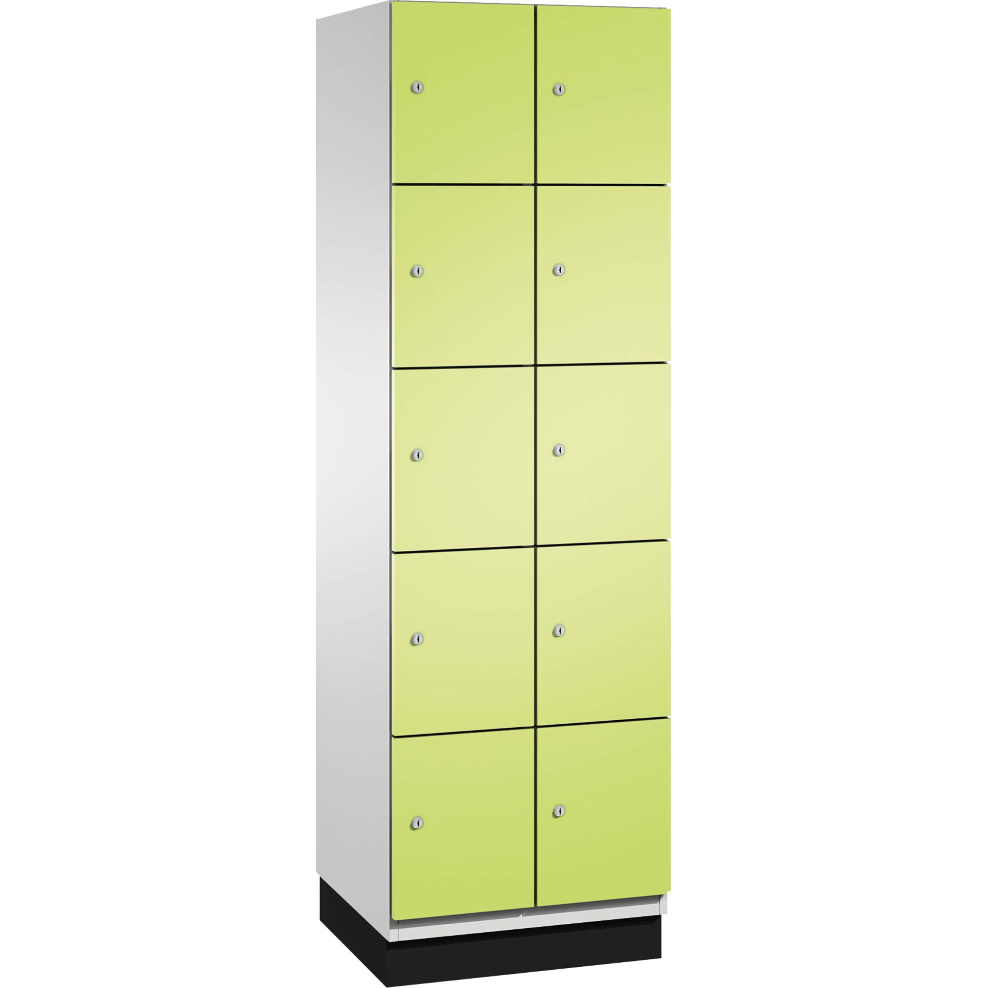 C+P Fächerschrank 4510420S10013 Sockel 10Fächer B600mm lgr/cgn