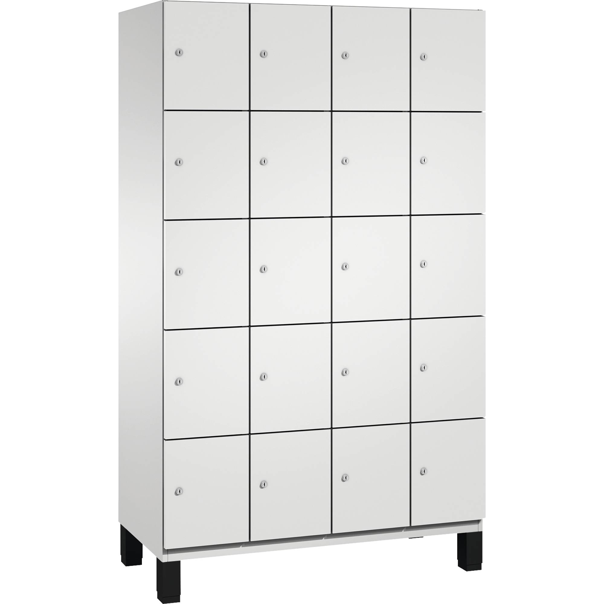 C+P Fächerschrank 4510440S10018 Füße 20Fächer B1200mm lgr/lgr