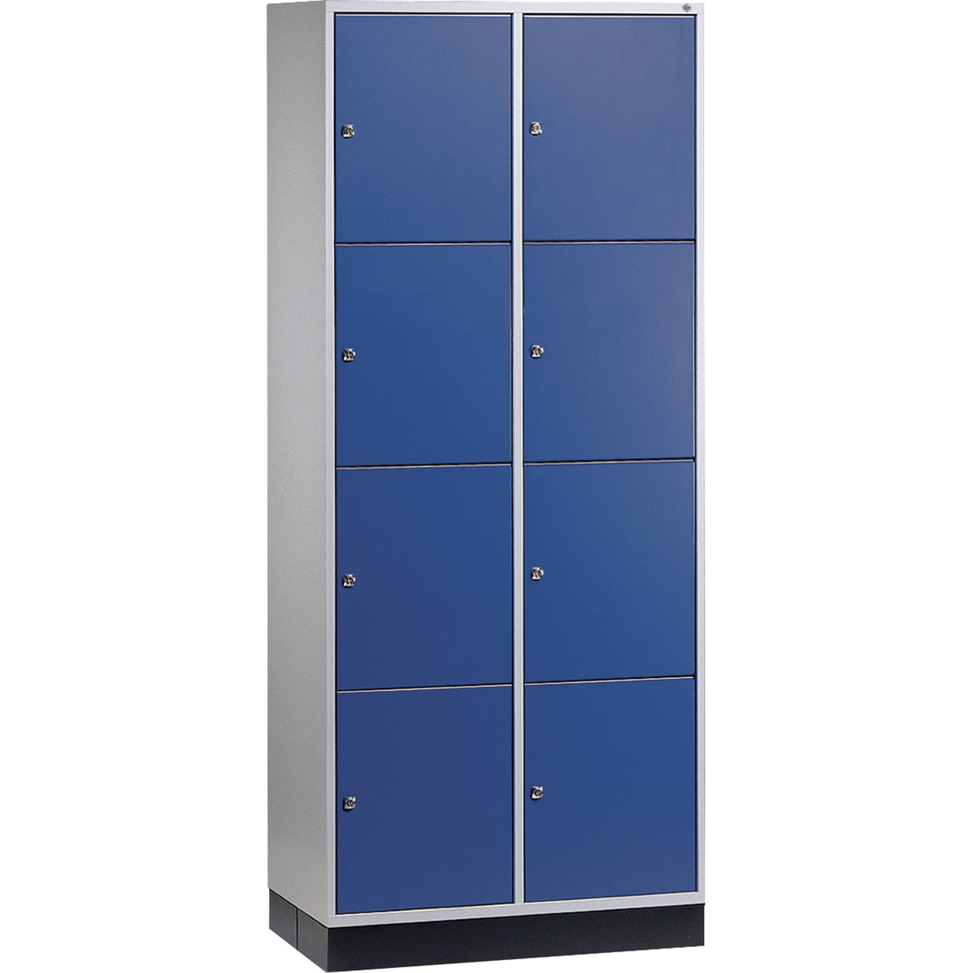 C+P Schließf.schrank 8470202S10008 8Fächer 1950x820x500mm lgr/ebl