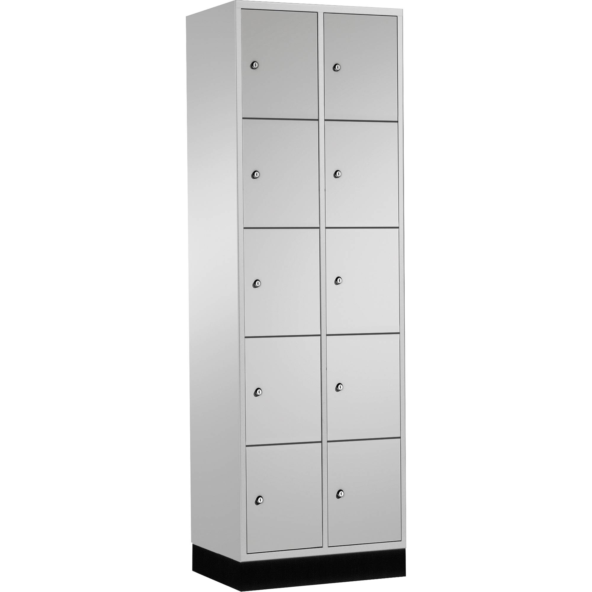 C+P Schließf.schrank 8570201S10009 10Fächer 1950x620x500mm lgr/lgr
