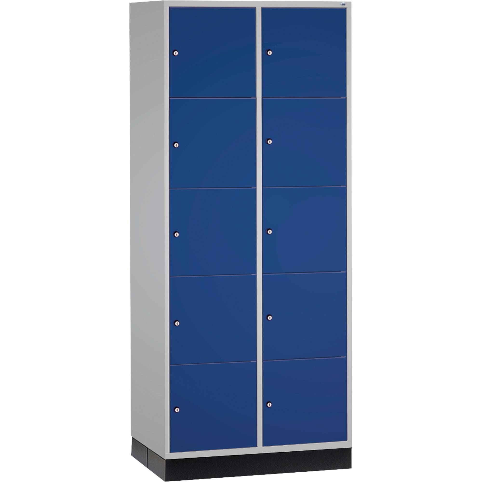 C+P Schließf.schrank 8570203S10011 10Fächer 1950x820x600mm lgr/ebl