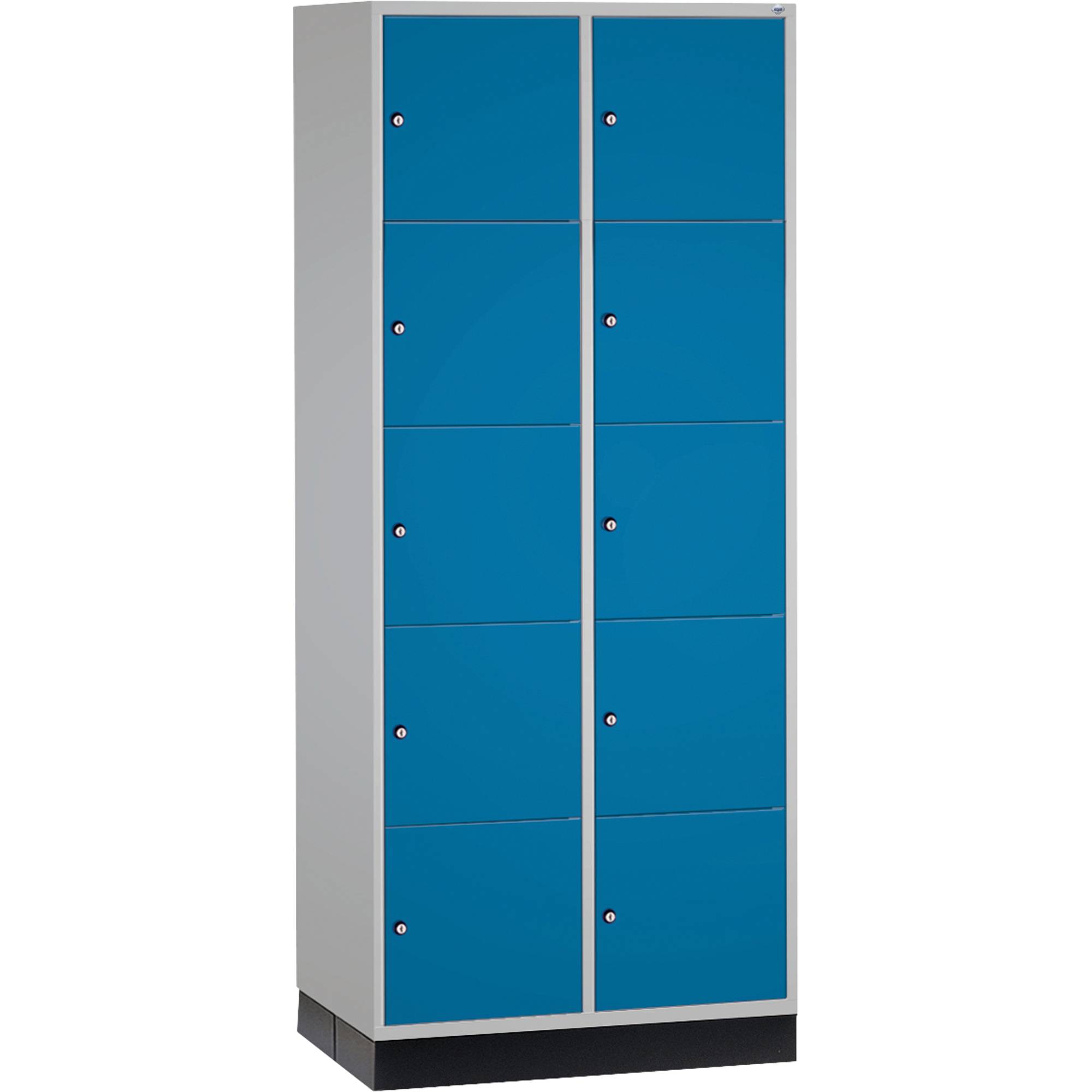 C+P Schließf.schrank 8570203S10020 10Fächer 1950x820x600mm lgr/lbl