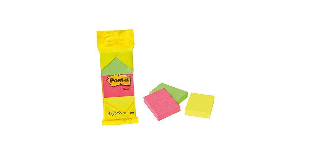 Post-it Haftnotiz Neon Notes 51 x 38 mm (B x H) 1 x neongrün 1 x