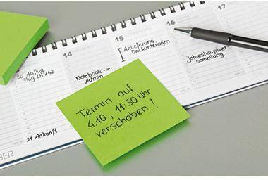 Post-it Haftnotiz Neon Notes 6812N 51x38mm sort 3St