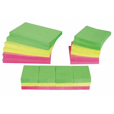 Tartan Haftnotiz 7676N 76x76mm 100Bl. neon sortiert 6 St./Pack.