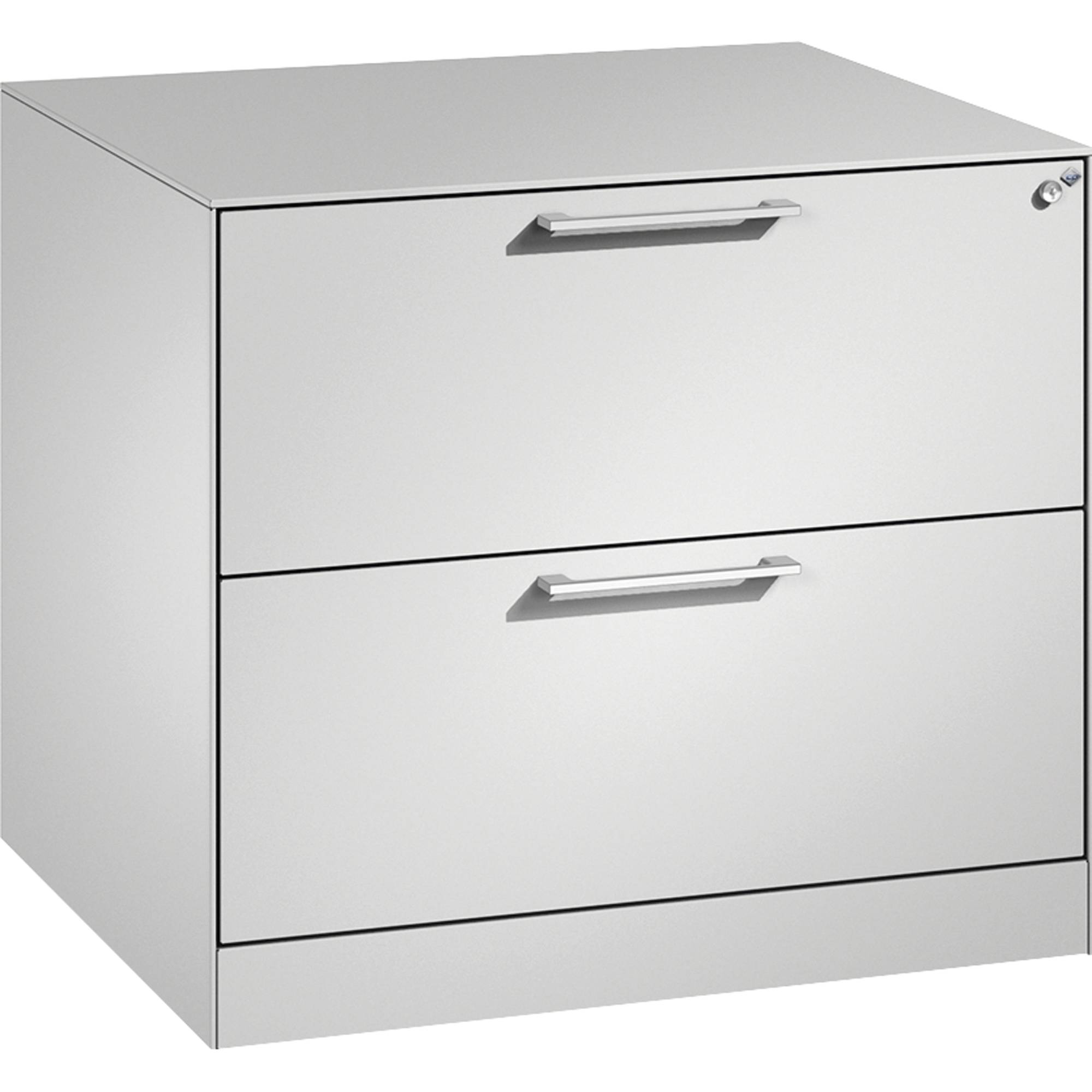 Hängeregistraturschrank Asisto 146273212 S10038 A4 2-bahnig lichtgrau/lichtgrau