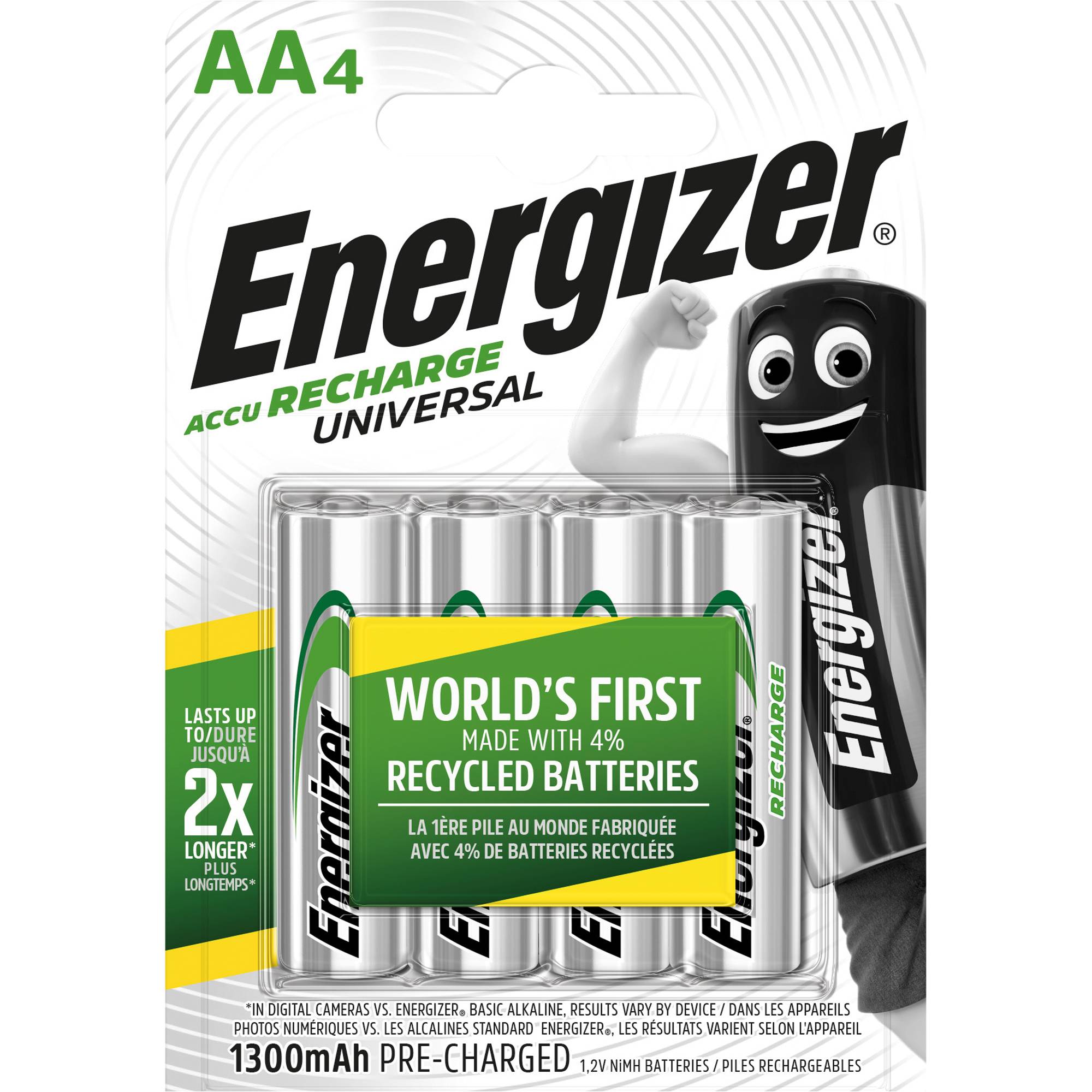 Energizer Akku Universal AA/HR6 4 St./Pack.