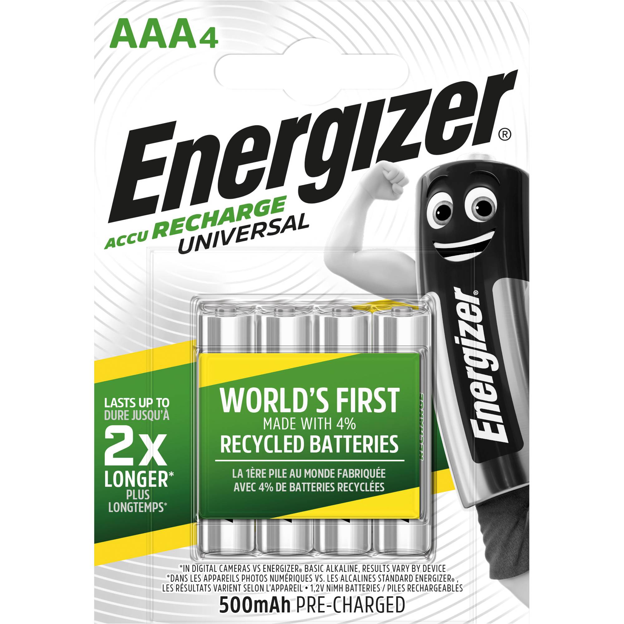 Energizer Akku Universal AAA/HR03 4 St./Pack.