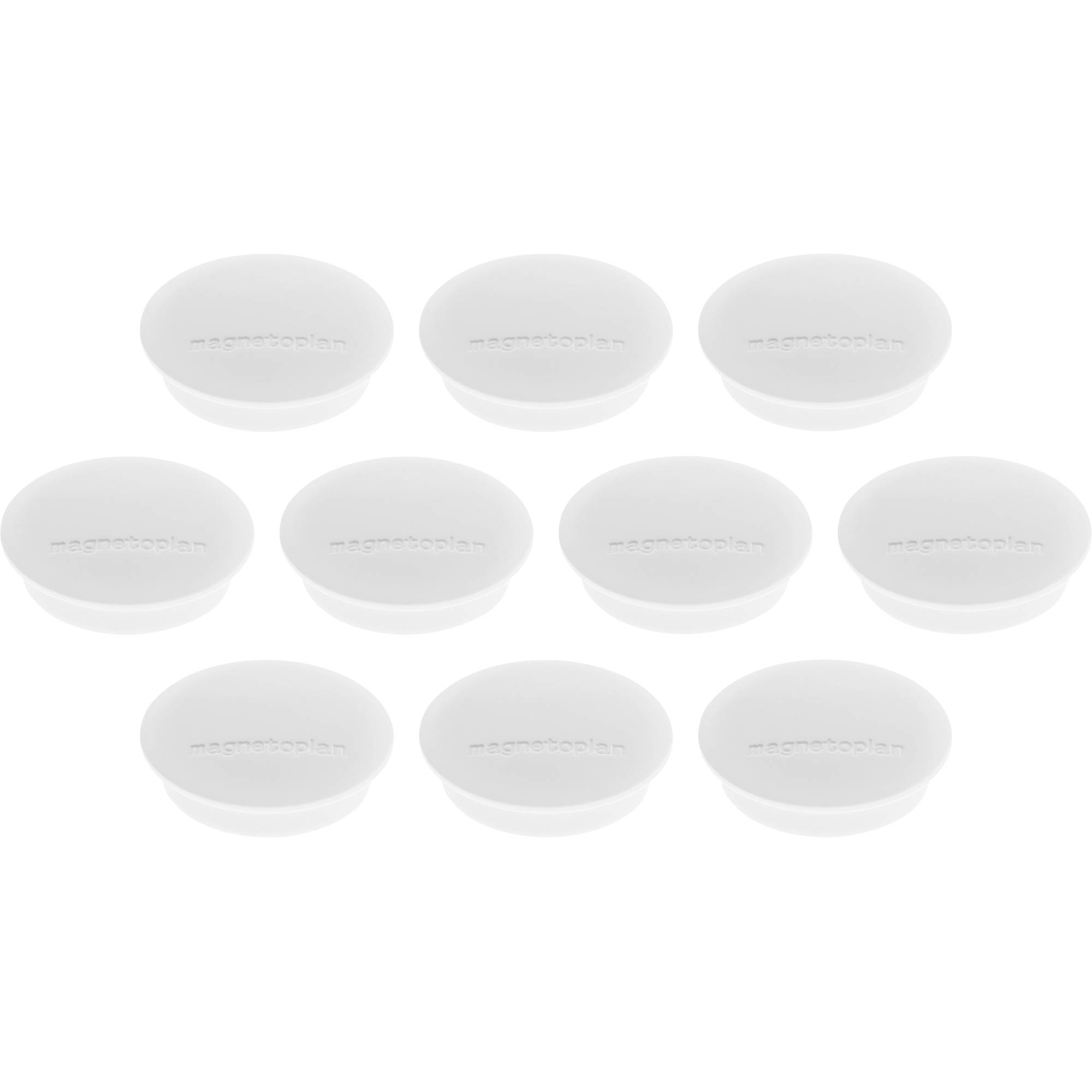 magnetoplan Magnet Discofix Junior 1662100 34mm weiß 10St.