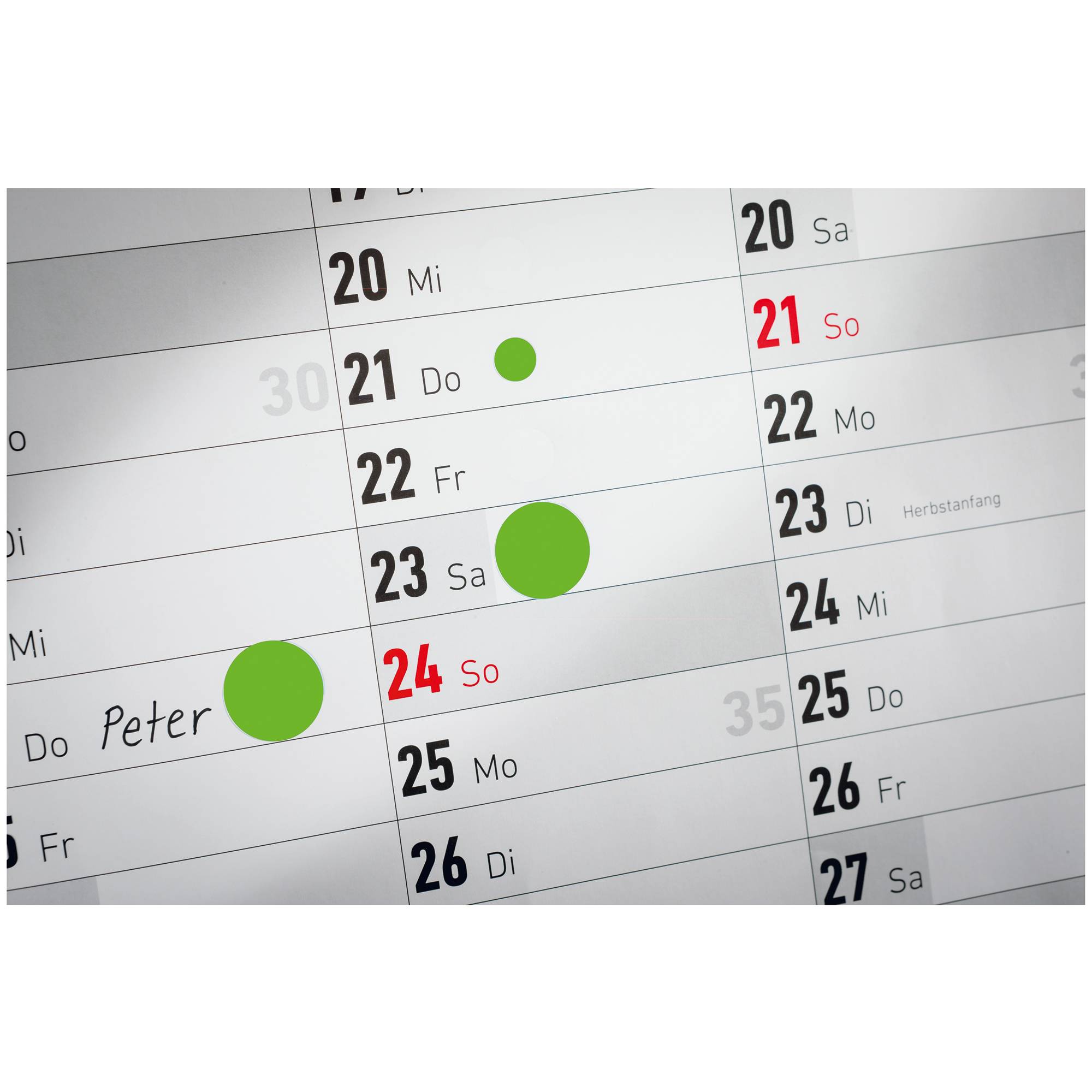 Avery Zweckform Markierungspunkt 3851 10mm grün 800 St./Pack.