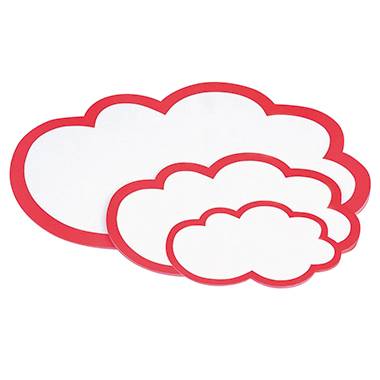 magnetoplan Moderationskarte 111152004 Wolke 620x370mm 20St.