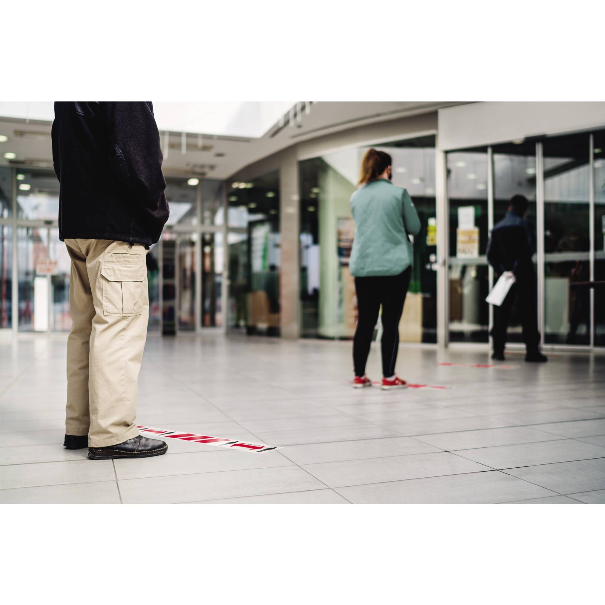 tesa Signalband Abstand halten 58263-00000 50m x 50mm