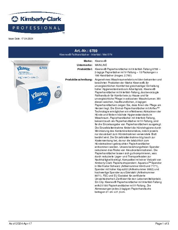 Handtuch 6789 2-lagig,geprägt hochweiß L217xB210ca.mm 2790 Tücher/VE