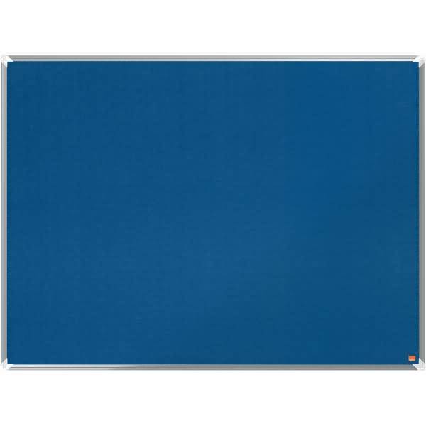 Filz-Notiztafel Premium Plus Aluminiumrahmen 1200x900mm blau
