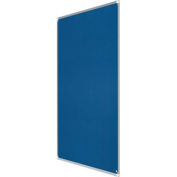Filz-Notiztafel Premium Plus Aluminiumrahmen 1200x1200mm blau