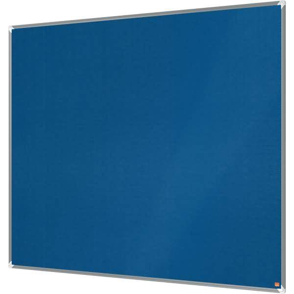 Filz-Notiztafel Premium Plus Aluminiumrahmen 1500x1200mm blau