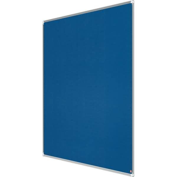 Filz-Notiztafel Premium Plus Aluminiumrahmen 1800x1200mm blau