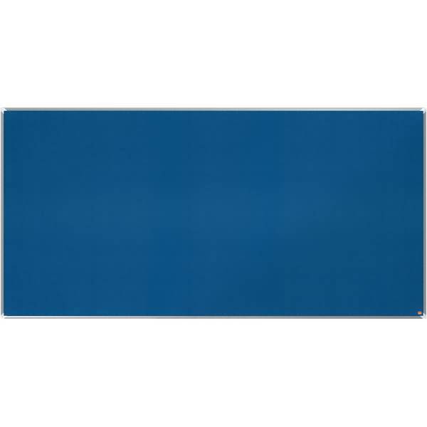 Filz-Notiztafel Premium Plus Aluminiumrahmen 2400x1200mm blau