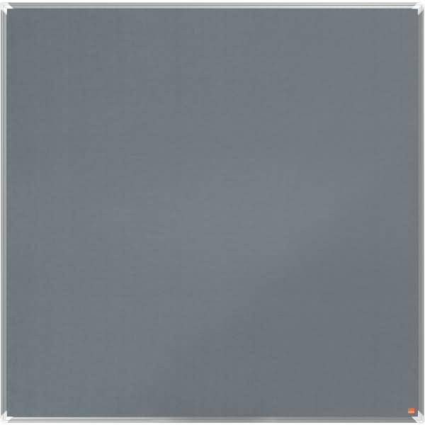 Filz-Notiztafel Premium Plus Aluminiumrahmen 1200x1200mm grau