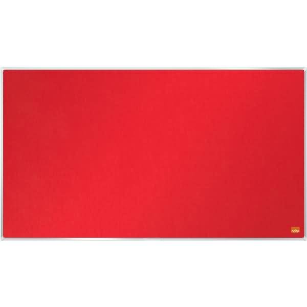 Filz-Notiztafel Impression Pro Widescreen 32 Zoll Aluminiumrahmen 710x400mm rot