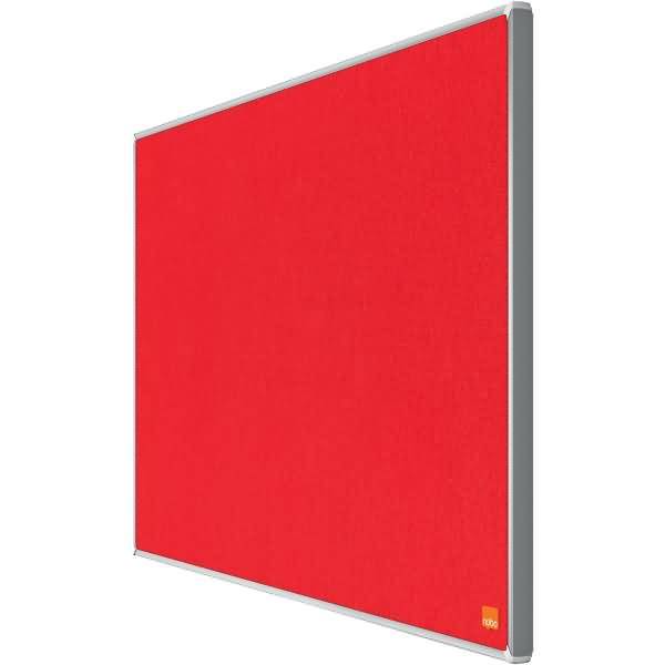 Filz-Notiztafel Impression Pro Widescreen 32 Zoll Aluminiumrahmen 710x400mm rot