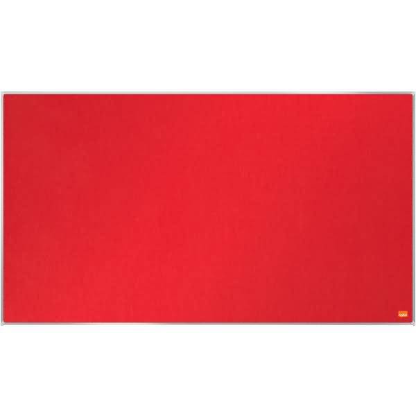Filz-Notiztafel Impression Pro Widescreen 40 Zoll Aluminiumrahmen 890x500mm rot