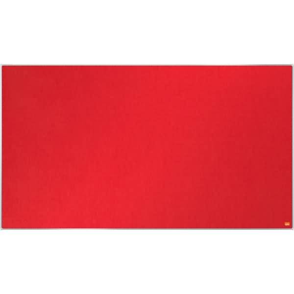 Filz-Notiztafel Impression Pro Widescreen 55 Zoll Aluminiumrahmen 1220x690mm rot