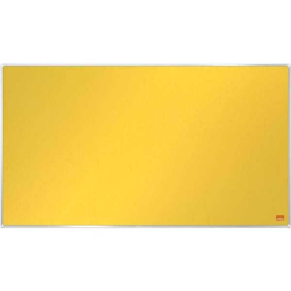 Filz-Notiztafel Impression Pro Widescreen 32 Zoll Aluminiumrahmen 710x400mm gelb