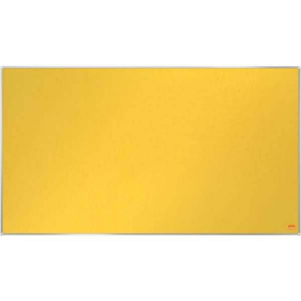 Filz-Notiztafel Impression Pro Widescreen 40 Zoll Aluminiumrahmen 890x500mm gelb