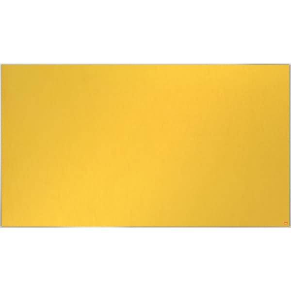 Filz-Notiztafel Impression Pro Widescreen 70 Zoll Aluminiumrahmen 1550x870mm gelb
