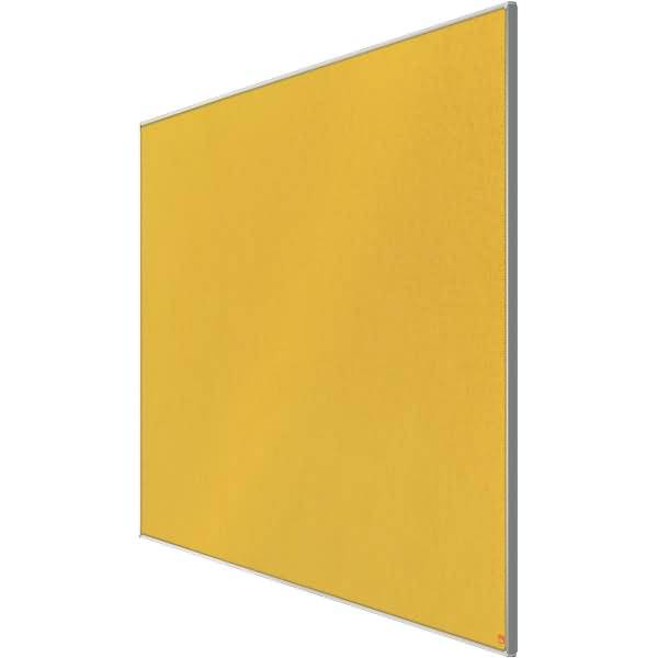 Filz-Notiztafel Impression Pro Widescreen 70 Zoll Aluminiumrahmen 1550x870mm gelb