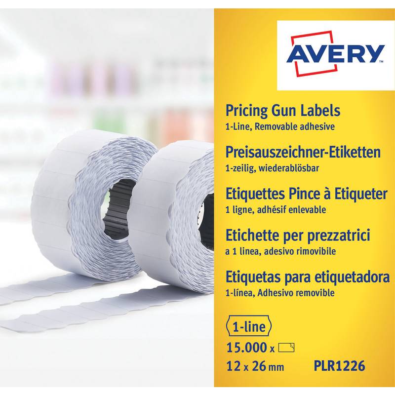 AVERY Zweckform Etiketten für Preisauszeichner, 26 x 12 mm
