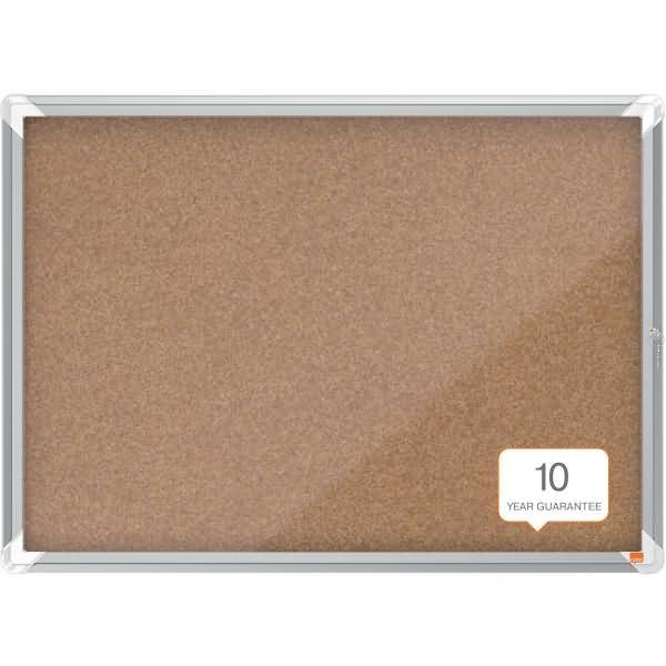 Schaukasten Premium Plus Innenbereich 8xA4 Kork Klapptür Glas kork