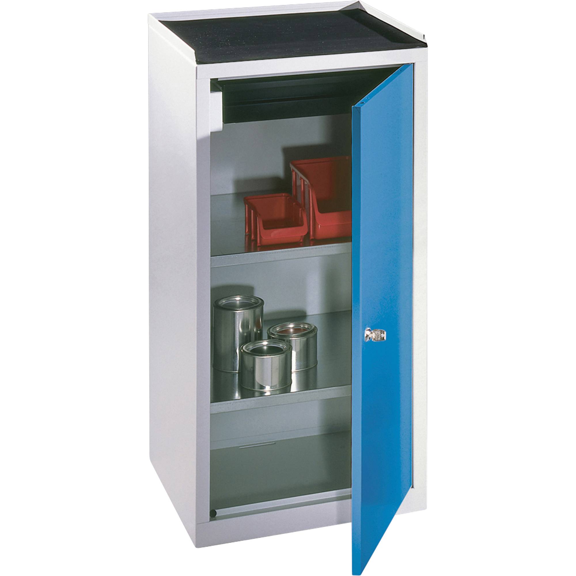 C+P Werkzeug-Beistellschrank 872100S10009 2Böden lgr/lbl