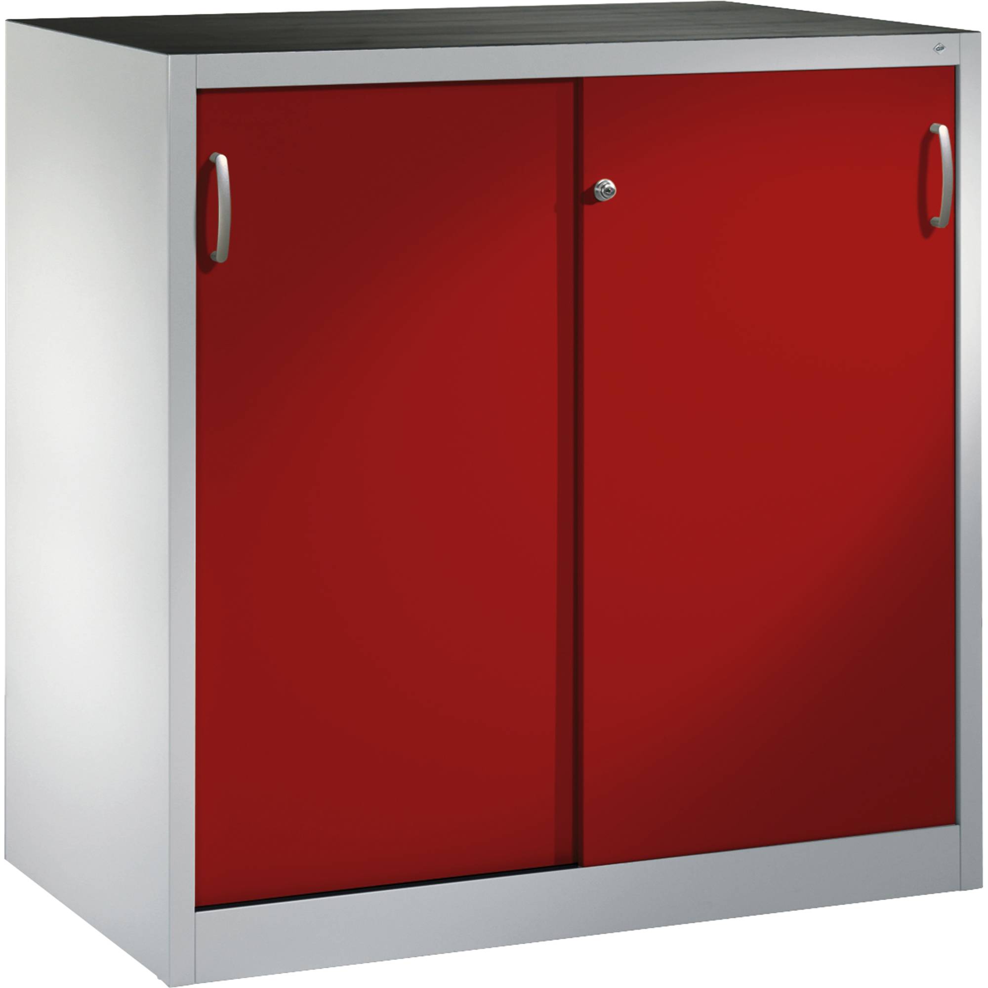 C+P Werkzeugschrank 206709S10027 Schiebetür 1200x1200x600mm lgr/rrt